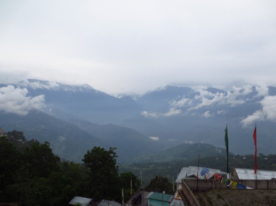 View from our hotel in Pelling, Sikkim